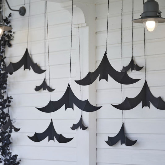 Hanging Bats Halloween Decoration