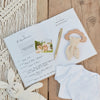 Hello Baby Neutral Linen Baby Journal Book