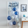 Navy & Blue Happy Birthday Balloon Door Kit