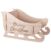 Present Holder Wooden Sleigh