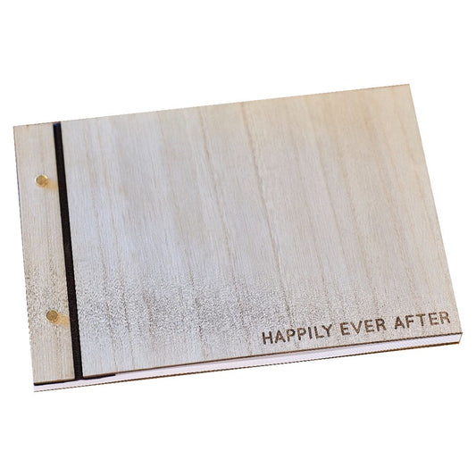 Wooden Wedding Guestbook Best Day Ever