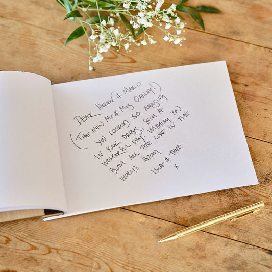 Wooden Wedding Guestbook Best Day Ever