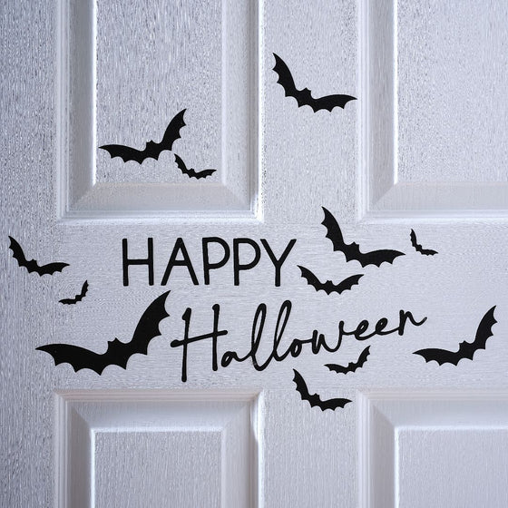 Happy Halloween Door Sticker Decoration
