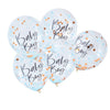 Blue Baby Boy Baby Shower Confetti Balloons