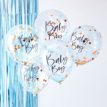  Blue Baby Boy Baby Shower Confetti Balloons