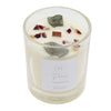 Moonstone Crystal 'Peace' Wooden Wick Candle