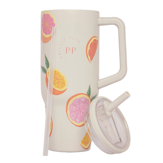 40 Oz Hydrator Water Bottle 2.0 - Citrus Glow