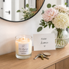 Clear Quartz Crystal 'New Beginnings' Oud & Sandalwood Scented Candle