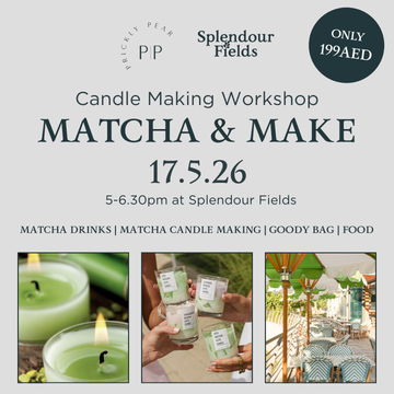 Matcha & Make - Candle Making Workshop 17th May