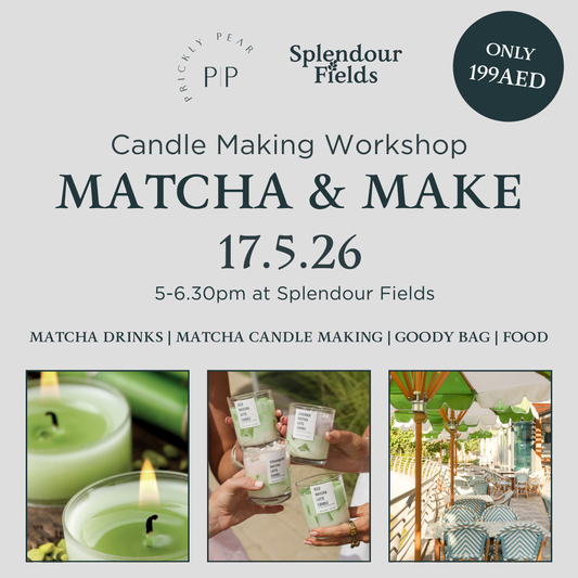 Matcha & Make - Candle Making Workshop 17th May