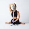 OMBRE LOGO Non-Slip Suede Top 4mm Thick Yoga Mat With Strap