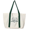 Green Varsity Large Tote Bag
