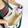 Green Varsity Large Tote Bag