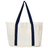 Navy Varsity Large Tote Bag