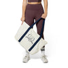 Navy Varsity Large Tote Bag