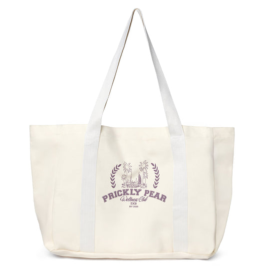 Blush Varsity Large Tote Bag