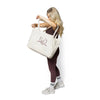 Blush Varsity Large Tote Bag