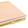 Rose Linen 90 Day Planner + Pen B5 Size
