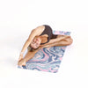 SWIRL Non-Slip Suede Top 1mm Travel Yoga Mat