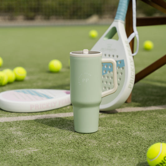 40 Oz Hydrator 2.0 Water Bottle - Sage Green Logo