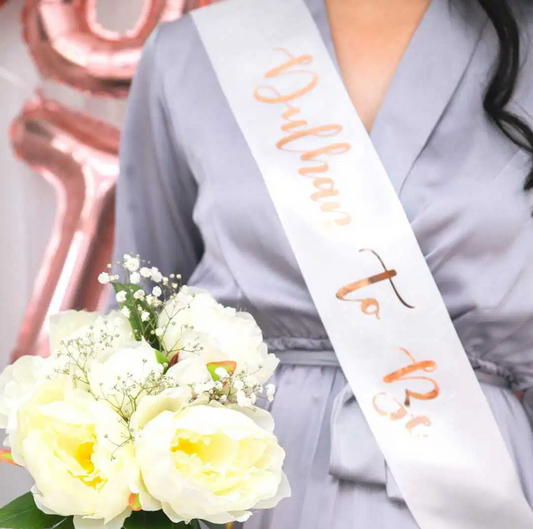 8 Pack of Team Dulhan & Dulhan To Be Bridal Sashes