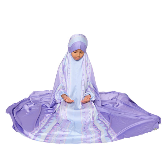 'Baghdad' Kids Prayer Dress With Pouch