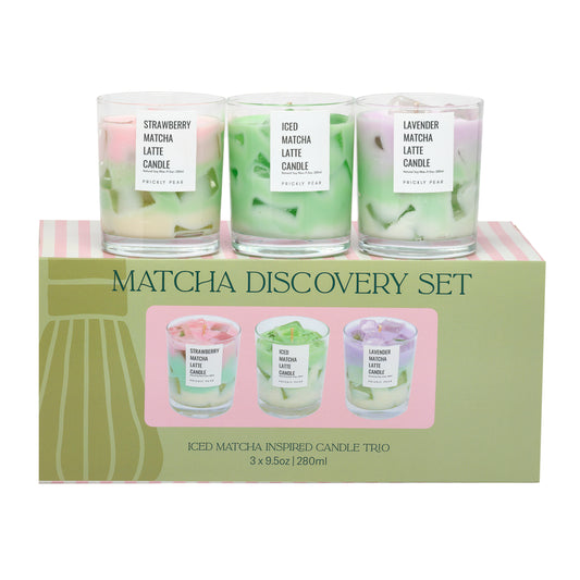 Iced Matcha Inspired Candle Trio