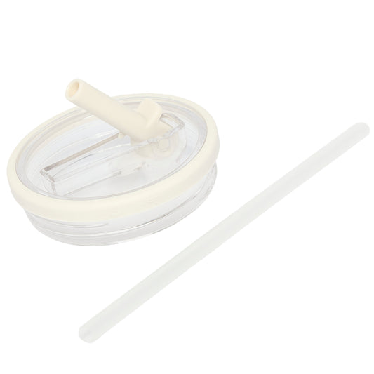 30 Oz Hydrator 2.0 Lid & Straw - Cream - Flip Straw