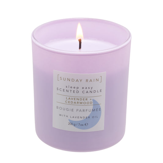 Sunday Rain Sleep Easy Lavender Candle