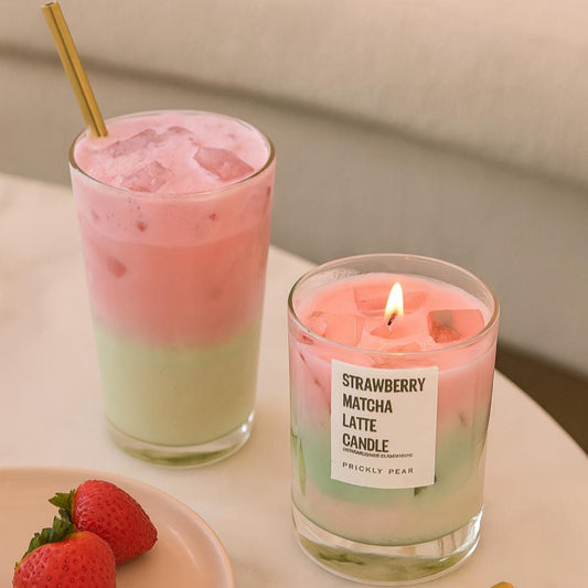 Strawberry Matcha Latte Candle