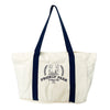 Navy Varsity Large Tote Bag