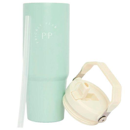 30 Oz Top Handle Hydrator 2.0 Water Bottle - Sage Green Logo