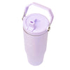 30 Oz Top Handle Hydrator 2.0 Water Bottle -  Lilac Logo