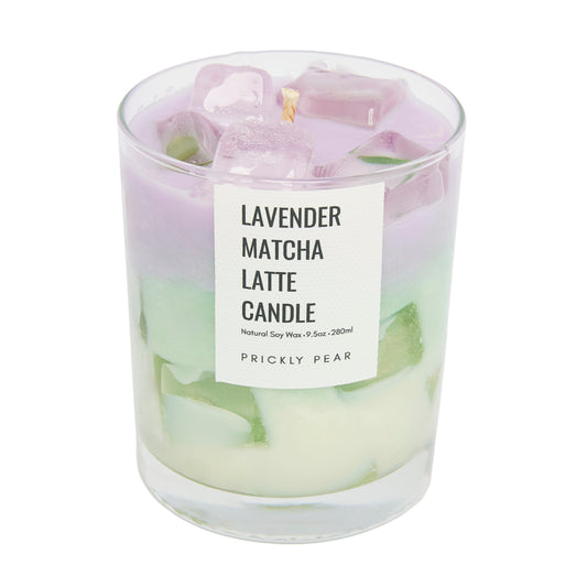 Lavendar Matcha Latte Candle