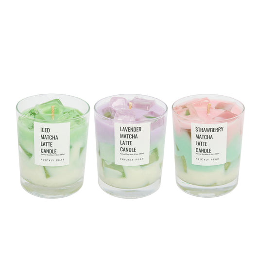 Iced Matcha Inspired Candle Trio