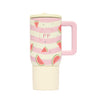 20 Oz Mini Hydrator Water Bottle - Pink Watermelon Stripe