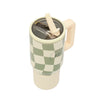 20 Oz Mini Hydrator Water Bottle - Sage Gingham