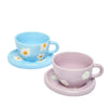 Ditsy Teacup & Saucer, Daisy Blue