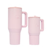 40 Oz Hydrator Water Bottle - Pastel Pink Logo
