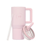 20 Oz Mini Hydrator Water Bottle - Pastel Pink Logo