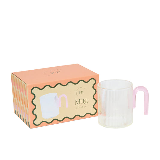 Deco Clear Glass Mug