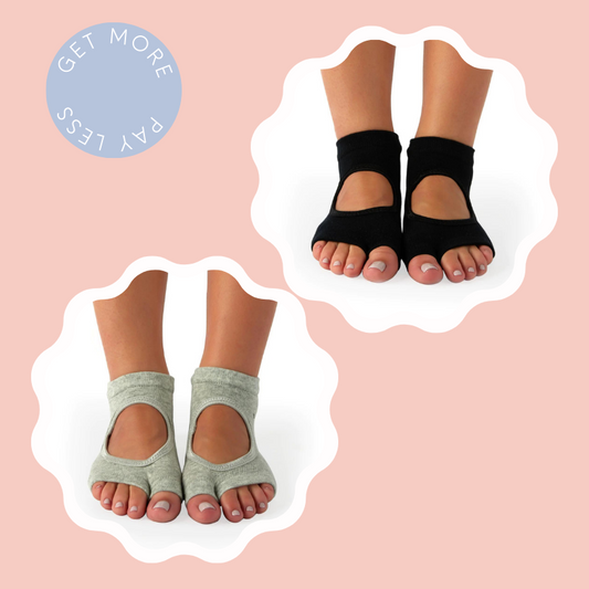 2 Pack Yoga/Pilates Socks