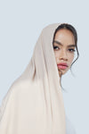 Modest Beyond Sustainable Recycled Chiffon Hijab - Latte