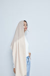 Modest Beyond Sustainable Recycled Chiffon Hijab - Latte