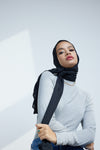Modest Beyond Sustainable Recycled Chiffon Hijab - Black