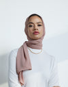 Modest Beyond Sustainable Recycled Chiffon Hijab - Mink