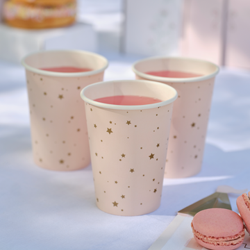 Princess Star Print Paper Cups