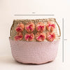 hand-woven seagrass basket