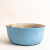 hand-woven seagrass basket