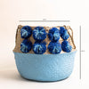 hand-woven seagrass basket